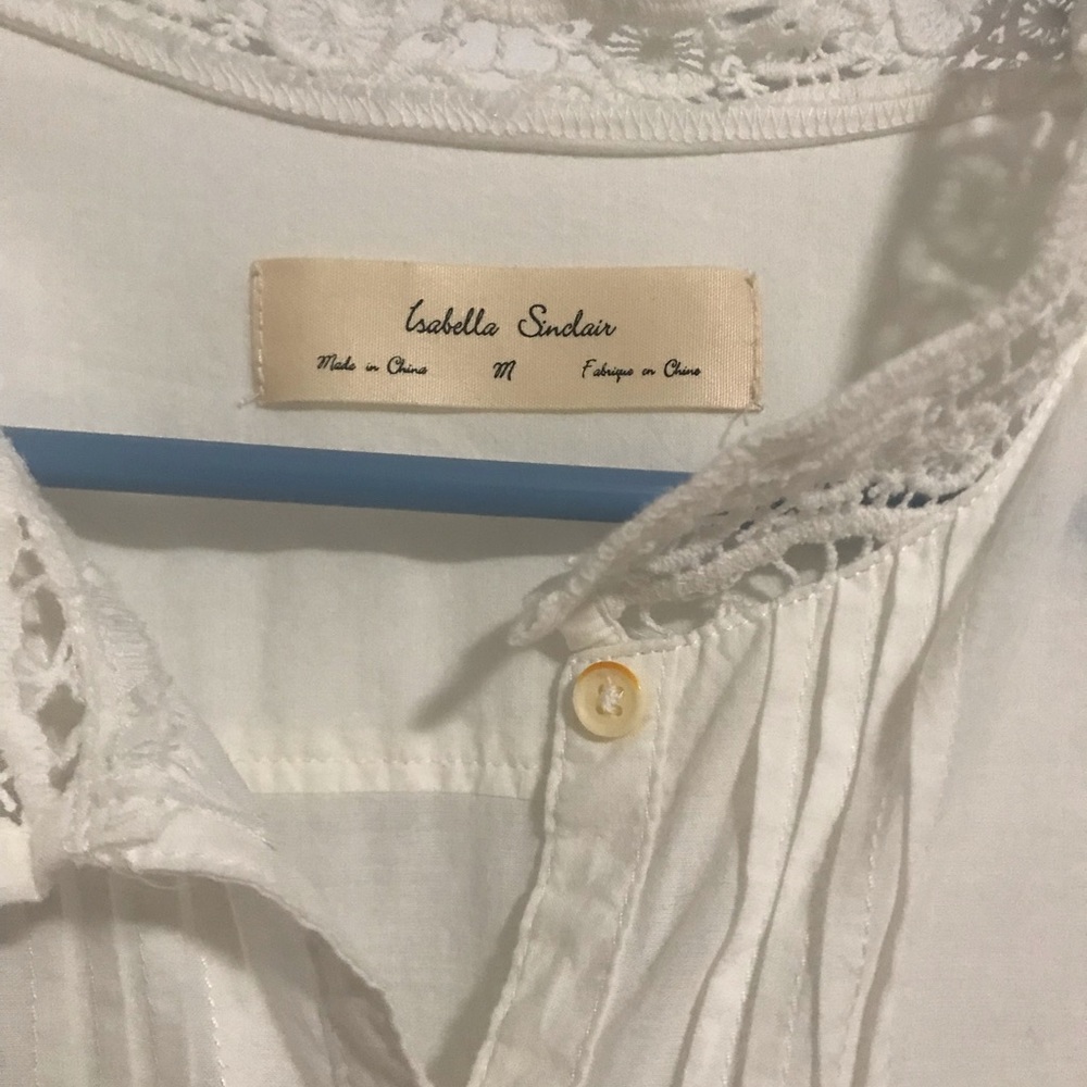Lace button down - Picture 3 of 4